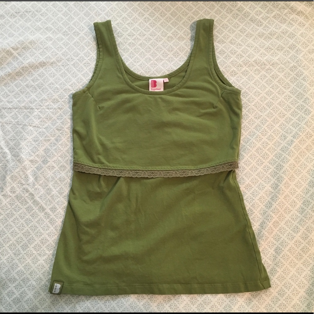 Organic Cotton BShirt Nursing Breastfeeding Tank
